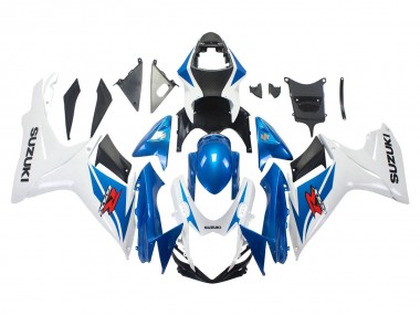 Billige Blau Weiß 2011-2024 Suzuki GSXR 600/750 Motorrad Verkleidung