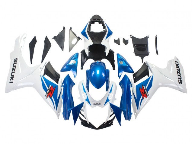 Billige Blau Weiß 2011-2024 Suzuki GSXR 600/750 Motorrad Verkleidung