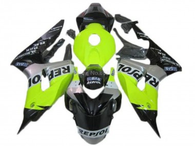 Billige Grün Silber Glänzendes Schwarz Repsol 2006-2007 Honda CBR1000RR Motorrad Verkleidung