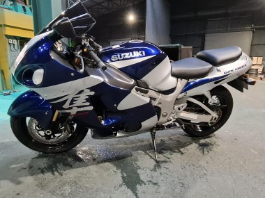 Billige Blau Weiß 1996-2007 Suzuki GSXR 1300 Hayabusa Motorrad Verkleidung