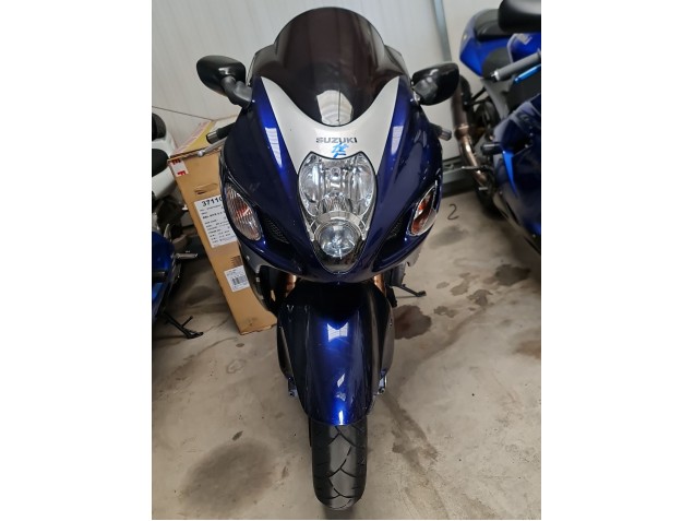 Billige Blau Weiß 1996-2007 Suzuki GSXR 1300 Hayabusa Motorrad Verkleidung