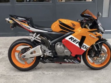 Billige Schwarz Orange Weiß Rot Repsol 2005-2006 Honda CBR600RR Motorrad Verkleidung