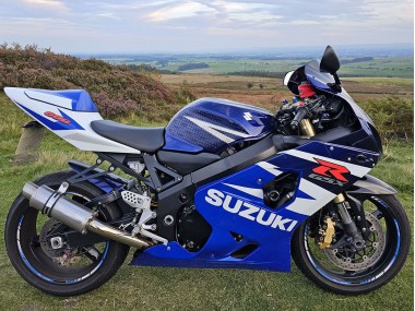 Billige Blau Weiß Rot 2004-2005 Suzuki GSXR 600 Motorrad Verkleidung