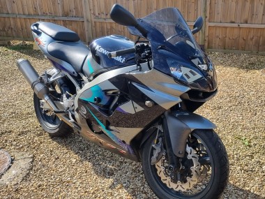 Billige Blau Silber 2002-2003 Kawasaki Ninja ZX9R Motorrad Verkleidung
