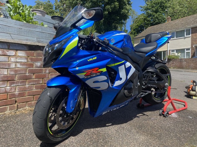 Billige Blau Grün Weiß 2009-2016 Suzuki GSXR 1000 Motorrad Verkleidung