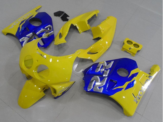 Billige Gelb Blau CBR 250 RR MC22 1991-1998 Motorrad Verkleidungen
