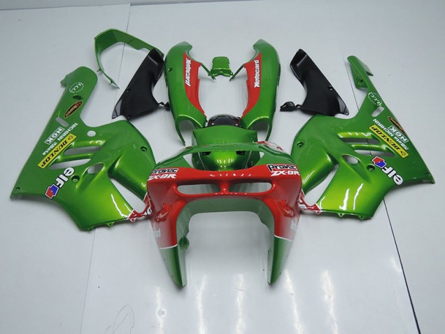 Billige Grün Rot ZX9R 1994-1997 Motorrad Verkleidungen