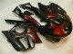 Billige Schwarz rote Flamme CBR 600 F3 1995-1998 Motorrad Verkleidung