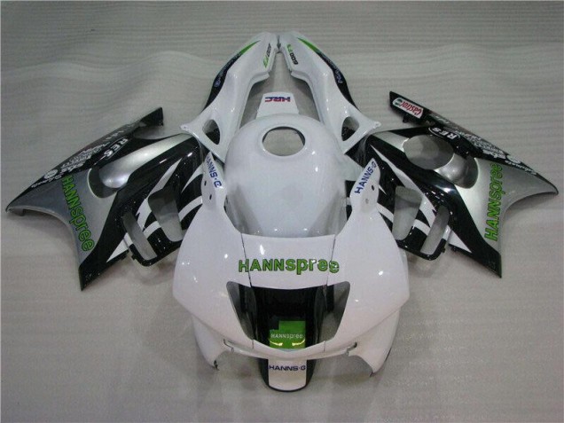 Billige Weiß Grün Hannspree CBR 600 F3 1995-1998 Motorrad Verkleidungen