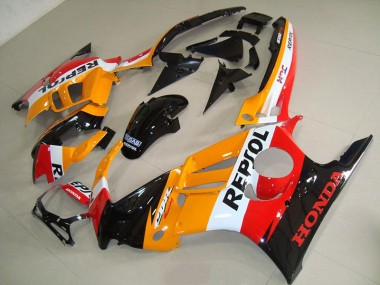 Billige Orange Schwarz Repsol CBR 600 F3 1995-1998 Motorrad Verkleidungen