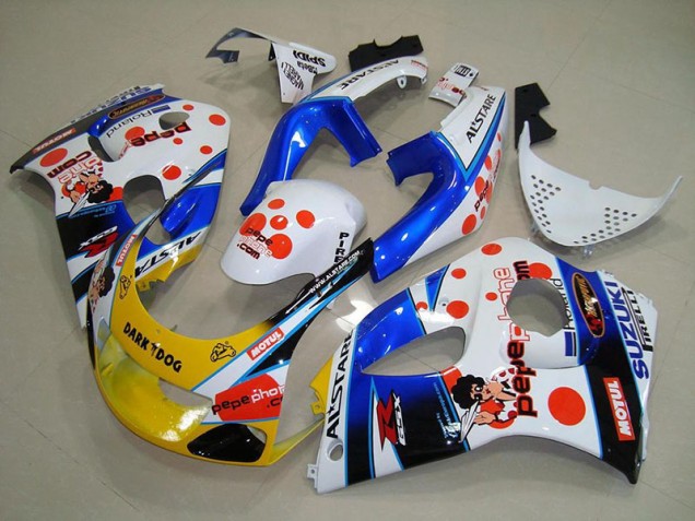 Billige Pepe Phone GSXR 600 1996-2000 Motorrad Verkleidungen Billige Pepe Phone GSXR 600 1996-2000 Motorrad Verkleidungen