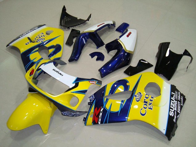 Billige Gelb Corona GSXR 600 1996-2000 Motorrad Verkleidungen Billige Gelb Corona GSXR 600 1996-2000 Motorrad Verkleidungen
