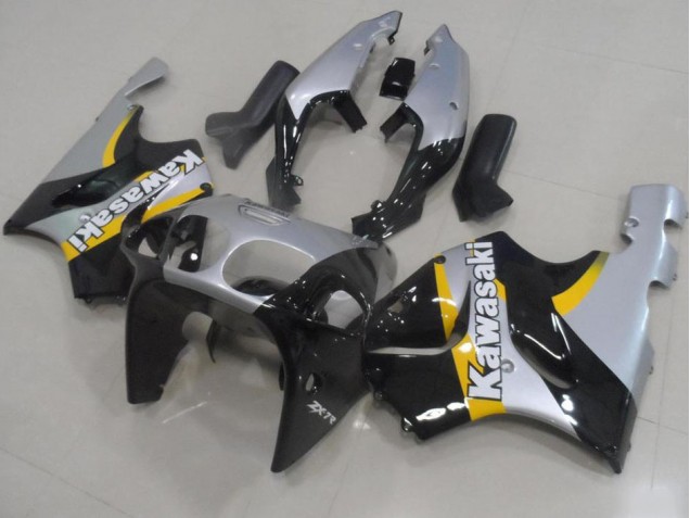 Billige Silber Und Schwarz ZX7R 1996-2003 Motorrad Verkleidungen Billige Silber Und Schwarz ZX7R 1996-2003 Motorrad Verkleidungen