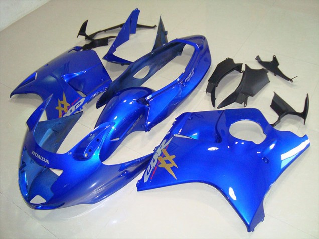 Billige Blau Schwarzbird CBR 1100 XX Blackbird 1996-2007 Motorrad Verkleidungen