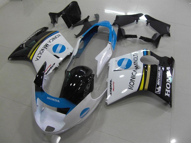 Billige Weiß Konica Minolta CBR 1100 XX Blackbird 1996-2007 Motorrad Verkleidungen Billige Weiß Konica Minolta CBR 1100 XX Blackbird 1996-2007 Motorrad Verkleidungen