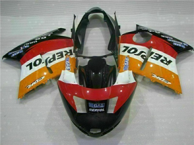 Billige Orange Repsol CBR 1100 XX 1996-2007 Motorrad Verkleidungen