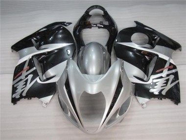 Billige Silber Schwarz GSXR 1300 Hayabusa 1996-2007 Motorrad Verkleidungen
