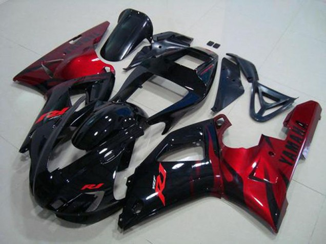 Billige Schwarz Rot R1 1998-1999 Motorrad Verkleidungen