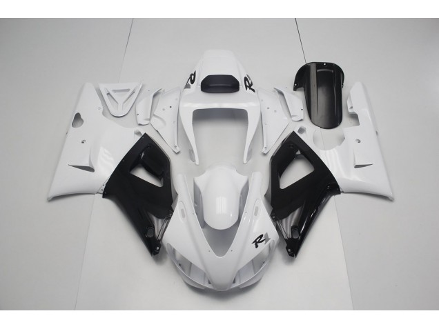 Billige Perl Weiß Schwarz R1 1998-1999 Motorrad Verkleidungen