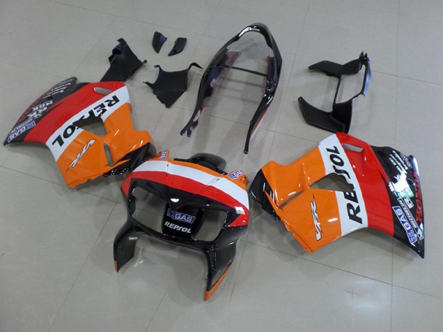 Billige Repsol VFR 800 1998-2001 Motorrad Verkleidungen