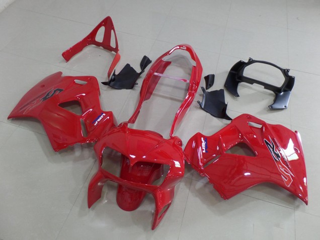 Billige Rot VFR 800 1998-2001 Motorrad Verkleidungen