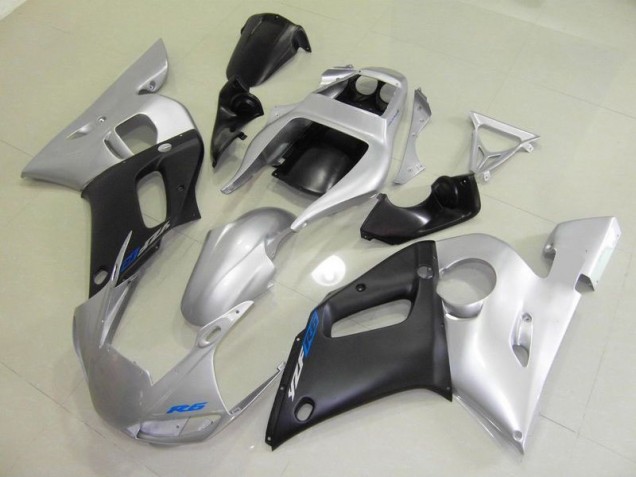 Billige Schwarz Silber R6 1998-2002 Motorrad Verkleidungen