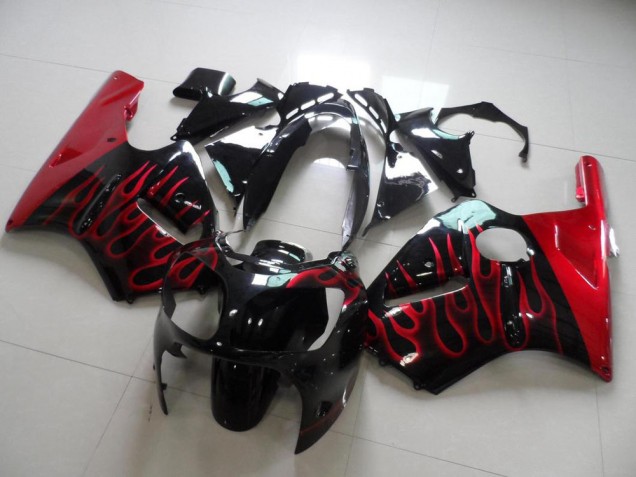 Billige Rot Flamme ZX12R 2000-2001 Motorrad Verkleidungen Billige Rot Flamme ZX12R 2000-2001 Motorrad Verkleidungen
