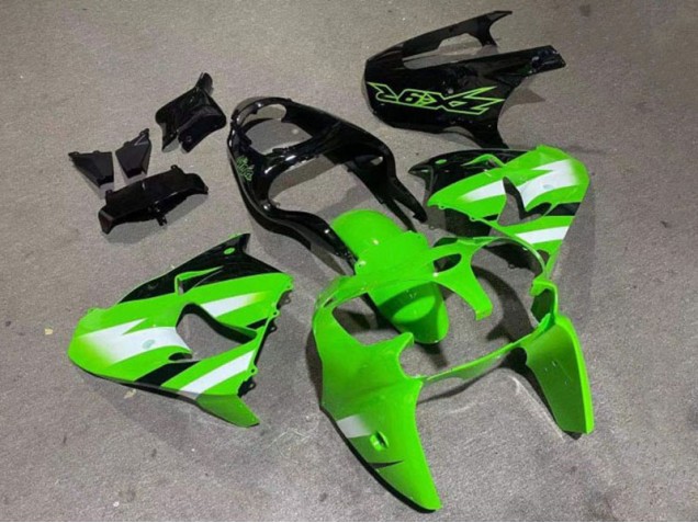 Billige Grün Glänzend Schwarz ZX9R 2000-2001 Motorrad Verkleidungen Billige Grün Glänzend Schwarz ZX9R 2000-2001 Motorrad Verkleidungen