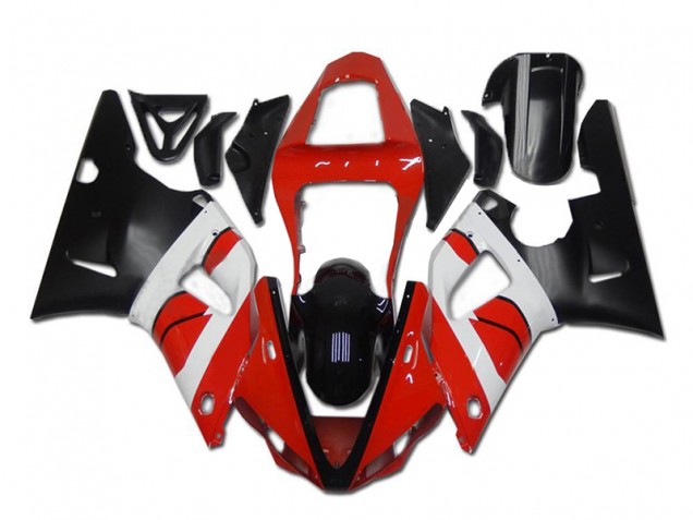 Billige Rot Weiß Schwarz R1 2000-2001 Motorrad Verkleidungen Billige Rot Weiß Schwarz R1 2000-2001 Motorrad Verkleidungen
