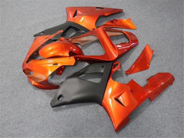 Billige Orange Schwarz R1 2000-2001 Motorrad Verkleidungen