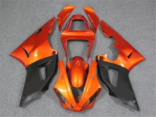 Billige Orange Schwarz R1 2000-2001 Motorrad Verkleidungen