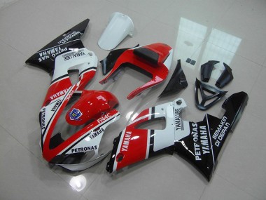 Billige Rot Glänzend Schwarz R1 2000-2001 Motorrad Verkleidungen
