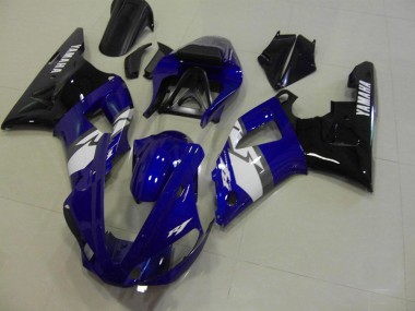 Billige Blau Schwarz Weiß R1 2000-2001 Motorrad Verkleidungen