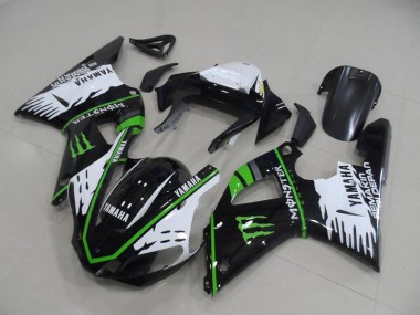 Billige Schwarz Weiß Grün Monster R1 2000-2001 Motorrad Verkleidung