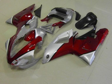 Billige Rot und Silber R1 2000-2001 Motorrad Verkleidungen