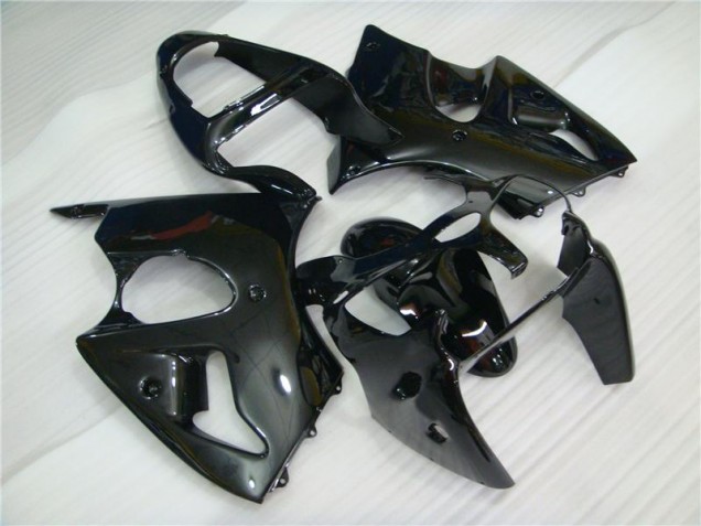 Billige Glänzend Schwarz ZX6R 2000-2002 Motorrad Verkleidungen Billige Glänzend Schwarz ZX6R 2000-2002 Motorrad Verkleidungen