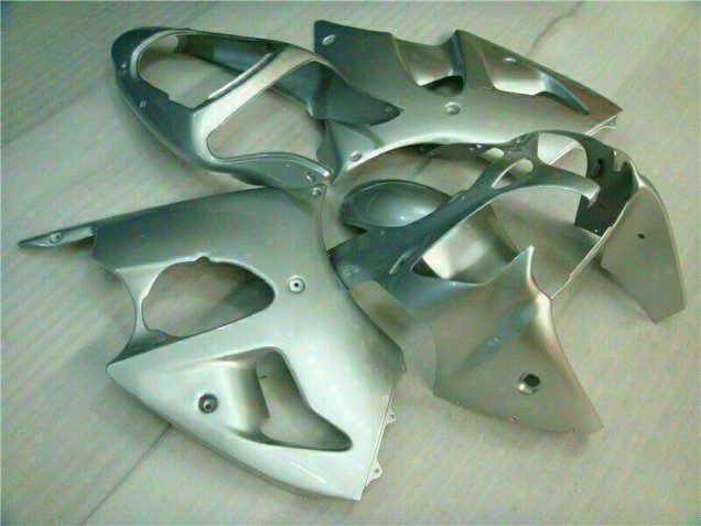 Billige Silber ZX6R 2000-2002 Motorrad Verkleidungen Billige Silber ZX6R 2000-2002 Motorrad Verkleidungen