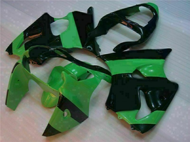 Billige Grün Schwarz ZX6R 2000-2002 Motorrad VollVerkleidungen & Plastik Billige Grün Schwarz ZX6R 2000-2002 Motorrad VollVerkleidungen & Plastik