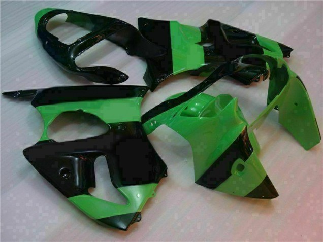 Billige Grün Schwarz ZX6R 2000-2002 Motorrad VollVerkleidungen & Plastik Billige Grün Schwarz ZX6R 2000-2002 Motorrad VollVerkleidungen & Plastik