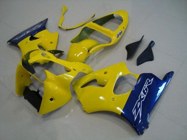 Billige Gelb Blau ZX6R 2000-2002 Motorrad Verkleidungen