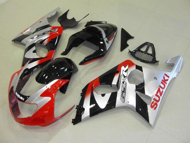 Billige Rot Silber GSXR 1000 K1 2000-2002 Motorrad Verkleidungen Billige Rot Silber GSXR 1000 K1 2000-2002 Motorrad Verkleidungen