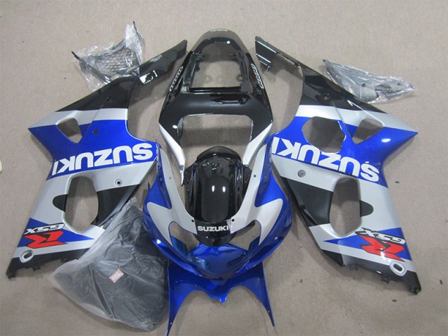 Billige Blau Weißer Aufkleber GSXR 1000 K1 2000-2002 Motorrad Verkleidung Billige Blau Weißer Aufkleber GSXR 1000 K1 2000-2002 Motorrad Verkleidung