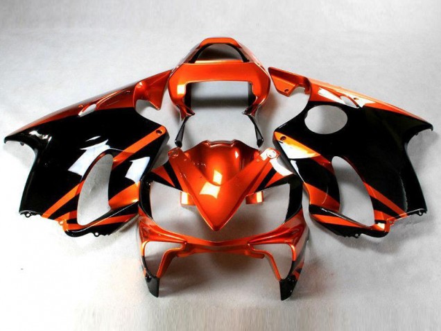 Billige Orange Schwarz CBR 600 F4i 2001-2003 Motorrad Vollverkleidung