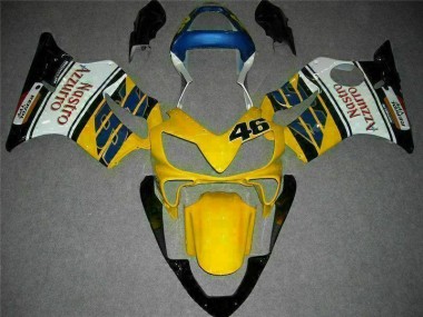 Billige Gelb Weiß CBR 600 F4i 2001-2003 Motorrad Verkleidungen