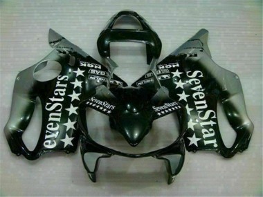 Billige Schwarz Silber SevenStarss CBR 600 F4i 2001-2003 Motorrad Verkleidungen