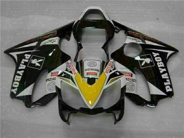 Billige Gelb Silber Schwarz Playboy CBR 600 F4i 2001-2003 Motorrad Verkleidungen