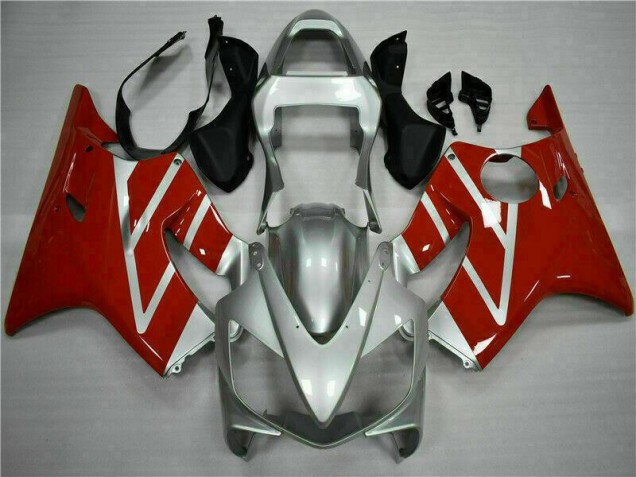 Billige Rot Silber CBR 600 F4i 2001-2003 Motorrad Vollverkleidung