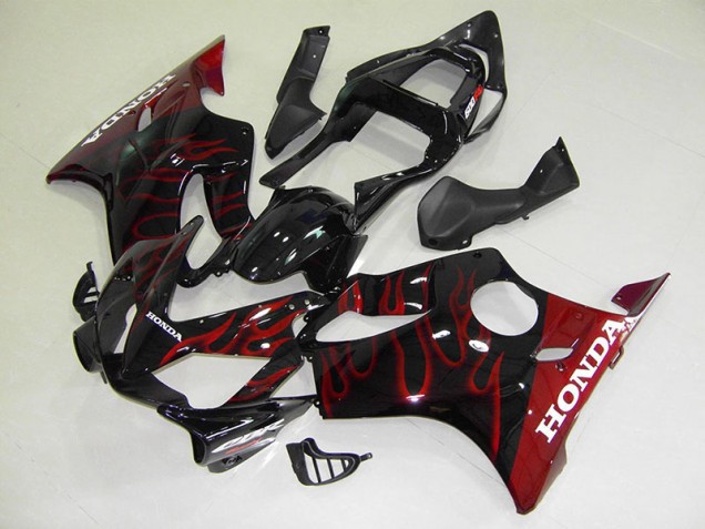 Billige Rot Flamme CBR 600 F4i 2001-2003 Motorrad Verkleidung