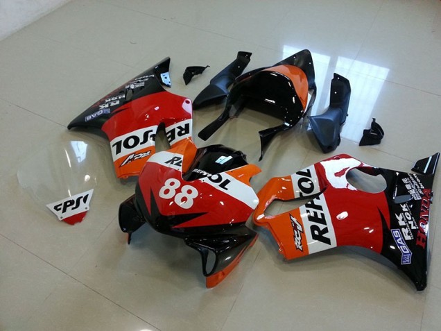 Billige Rennen Repsol 88 CBR 600 F4i 2001-2003 Motorrad Verkleidungen