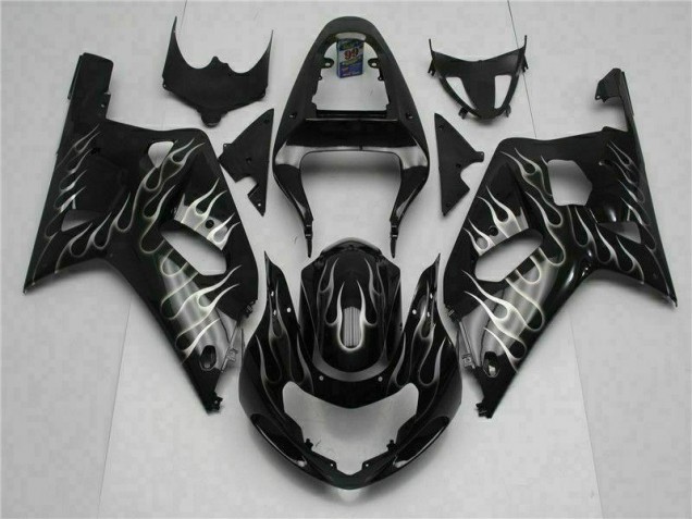 Billige Schwarz GSXR 600 / 750 K1 K2 K3 2001-2003 Motorrad Verkleidungen Billige Schwarz GSXR 600 / 750 K1 K2 K3 2001-2003 Motorrad Verkleidungen